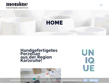 Tablet Screenshot of monane.com